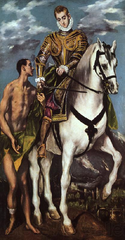 El Greco St.Martin and the Beggar France oil painting art